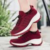 Women Mesh Breathable Sports Shoe Lightweight Casual Platform Shoes Versatile Fashion Socks Shoe Soft Sole Lace-up Walking Shoes