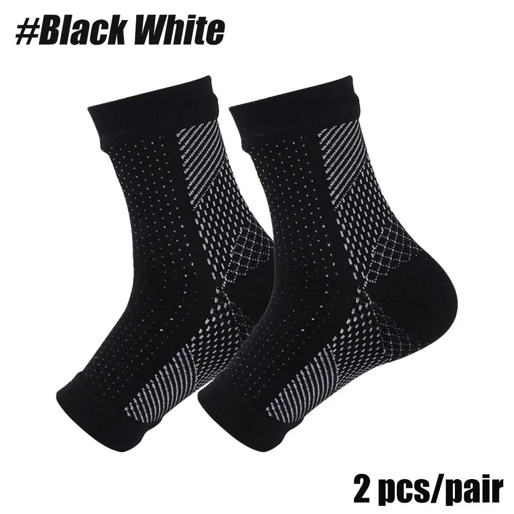 1 Pair Compression Plantar Fasciitis Socks Ankle Brace Sleeve Heels Arch Supports & Heel Pain Relief Ankle Support For Men Women