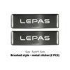 Aluminum Alloy Car Body Stickers Auto Exterior Interior Metal Decals For Chery Lepas L4 L6 L8 Tiggo Exeed Omoda C5 5 fx 7 8 Pro JJ2