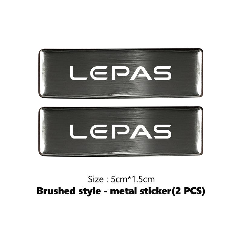 Aluminum Alloy Car Body Stickers Auto Exterior Interior Metal Decals For Chery Lepas L4 L6 L8 Tiggo Exeed Omoda C5 5 fx 7 8 Pro JJ2