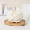 Bath Loofah Soft Gentle Quick Lathering Solid Color Women Men Body Washing Exfoliating Scrubber Shower Sponge Mesh Ball Bathroom Supplies