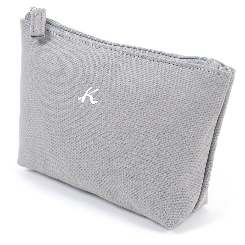 Canvas Pouch BN0004 Light Gray 82821 [Kitamura]