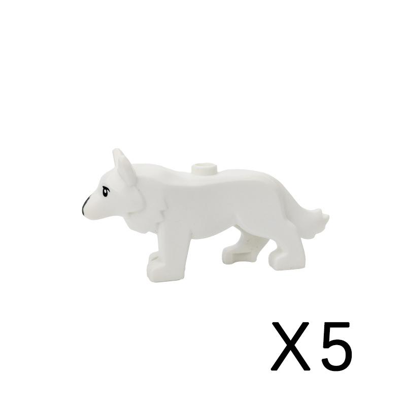 MOC Кубики Игрушки Модель Ферма Строительные блоки Крупный рогатый скот Лошадь Повозка Транспорт Огород Цветок Растение Фрукт Поле Дерево Животное
