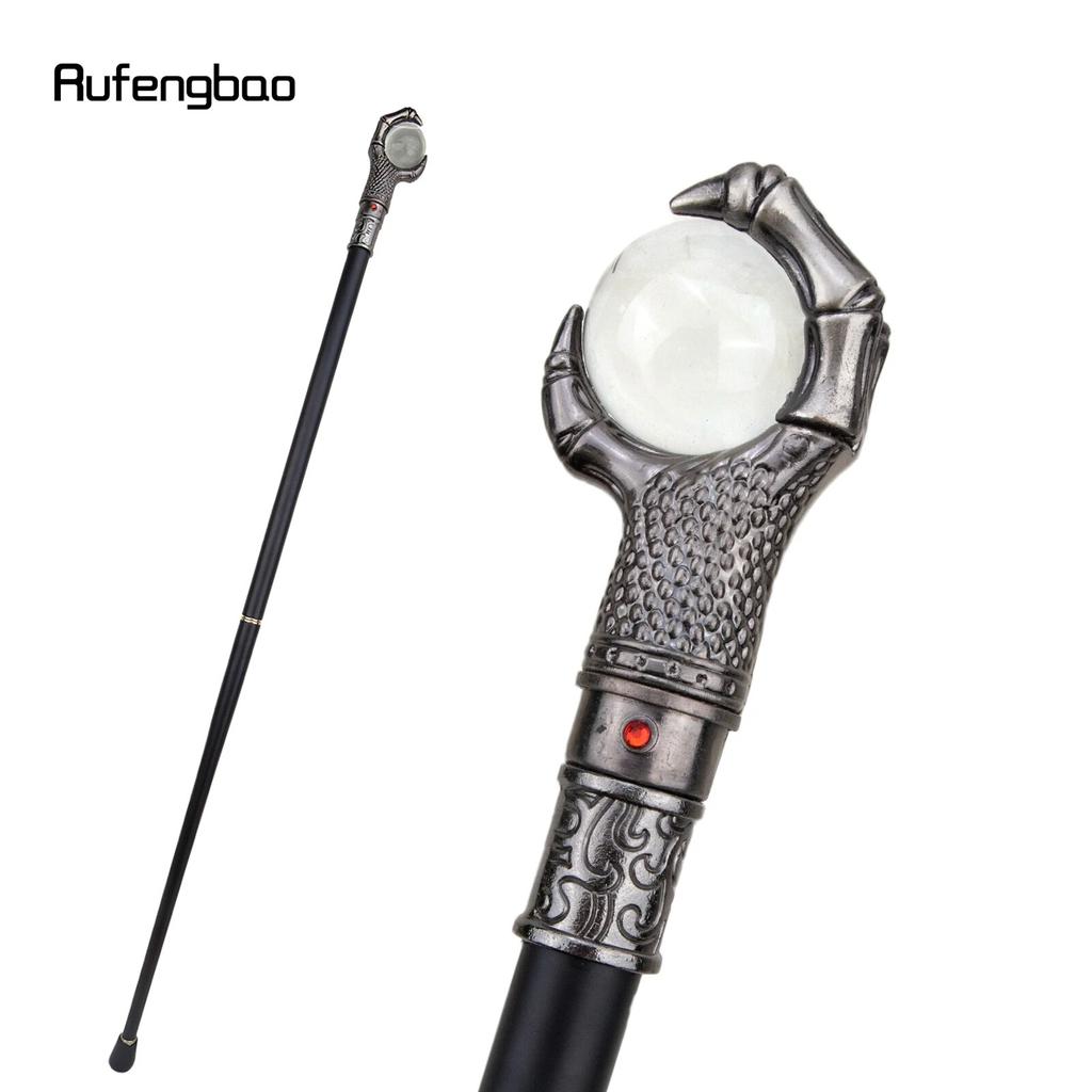 Коготь Дракона, стеклянная прозрачная шариковая трость, модная декоративная трость, элегантная трость для косплея, джентльмен, 93 см