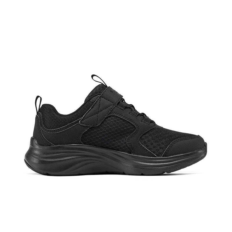 Skechers Детские удобные модные низкие повседневные кроссовки Детские кроссовки Черные 404003L-BBK