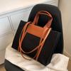 New Fashion Casual Canvas Bag Handheld Large Bag Commuter Versatile Women's Large Capacity Tote Bag