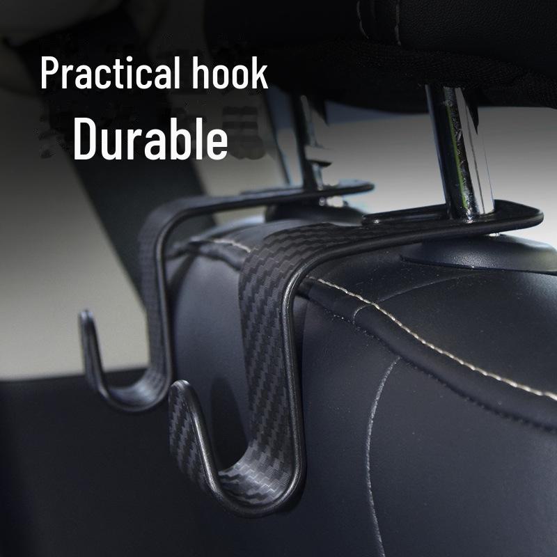 Крючок для сиденья автомобиля — конструкция из углеродного волокна, скрытый органайзер на заднее сиденье для трансграничных продаж.