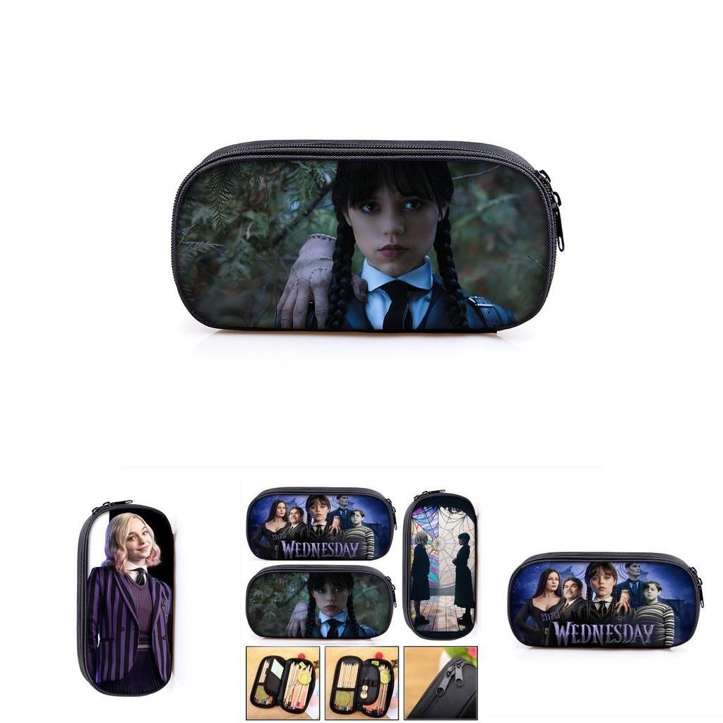 Пенал большой вместимости Среда Аддамс Семейка Аддамс - Подарок для ребенка-ученика