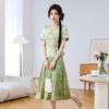 New Chinese Style Cheongsam Two-piece Set