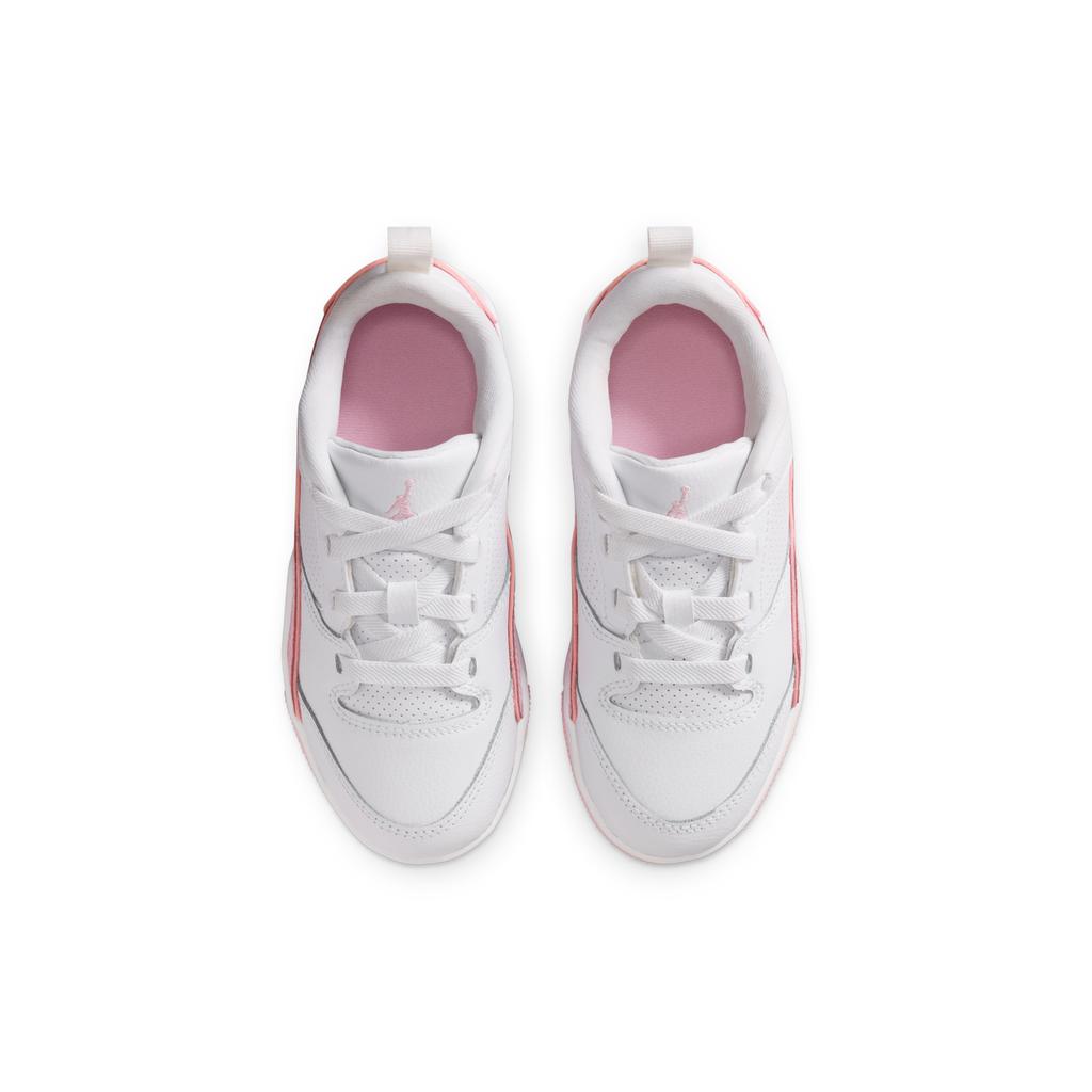 Air Jordan Flight Court PS Белые Средний Мягкий Розовый Детские Кроссовки HF3332-161