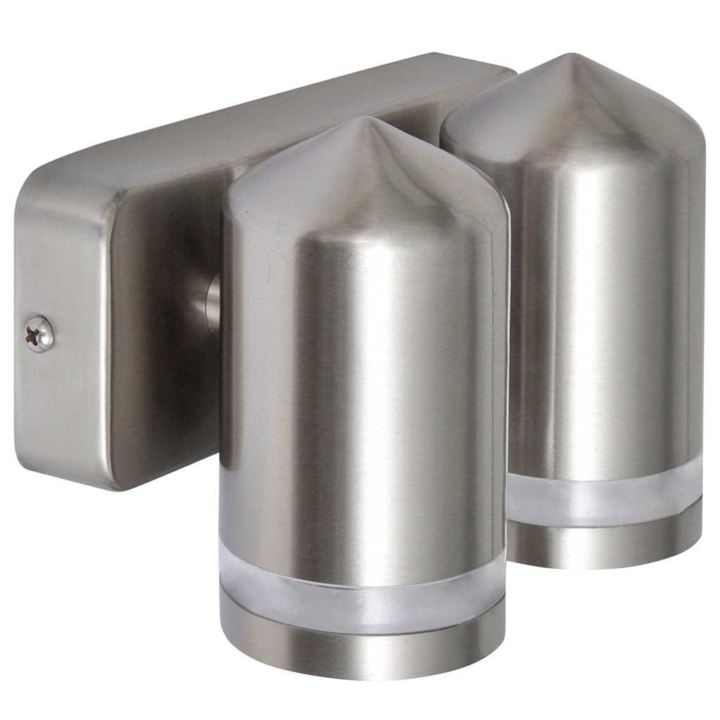 LED Wall Light Stainless Steel Downward Directional Conical Shape