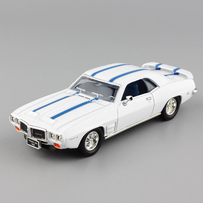 Road Signature Масштаб 1/43 Классический 1969 Pontiac Firebird Trans AM Маслкар Литые модели и игрушечные транспортные средства Модели-реплики