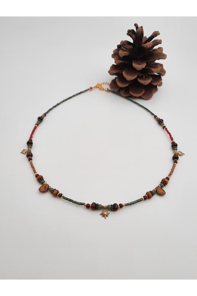 Подарок на день рождения, этническое подлинное хиппи, богемное модное ювелирное ожерелье ручной работы