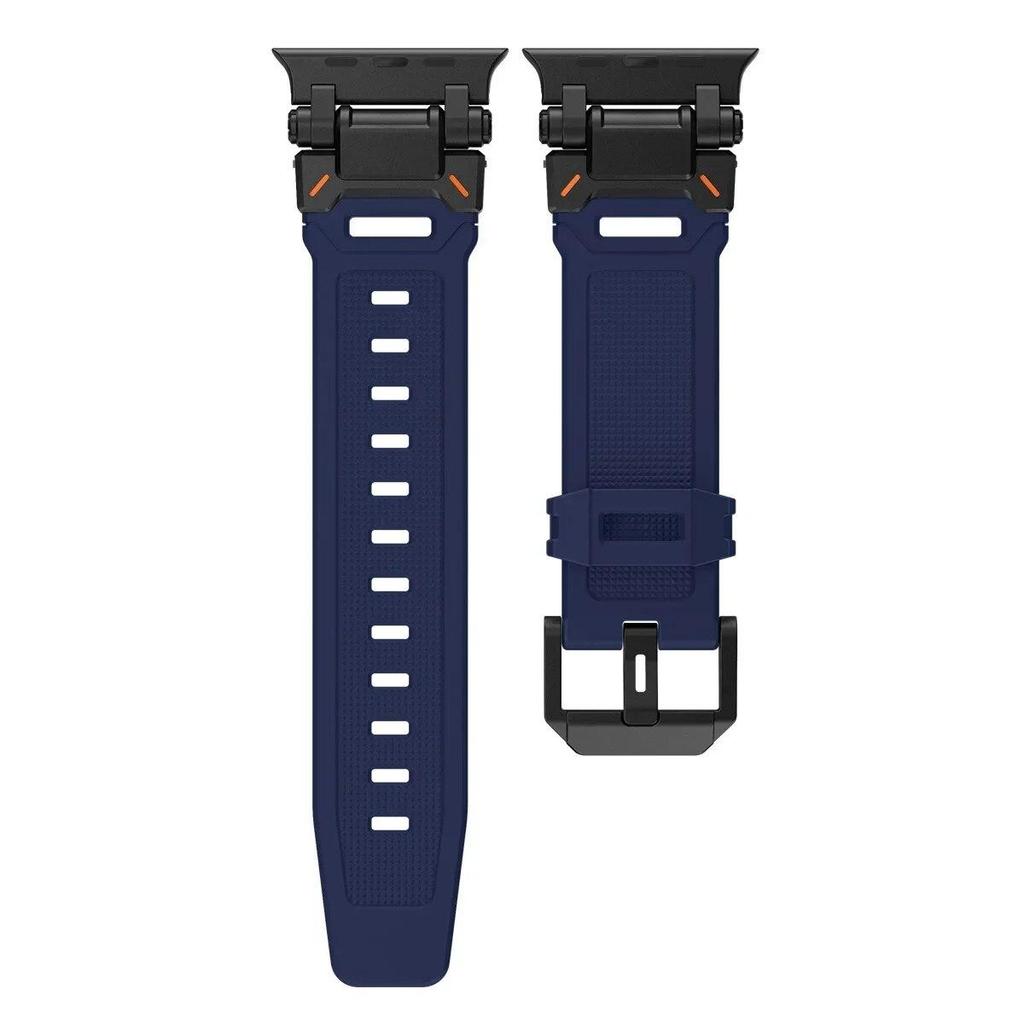 Силиконовый ремешок для Apple Watch Band Ultra 2 1 49 мм 45 мм 44 мм 42 мм мягкий спортивный ремешок для iWatch Series 9 8 7 6 5 SE аксессуары для браслетов