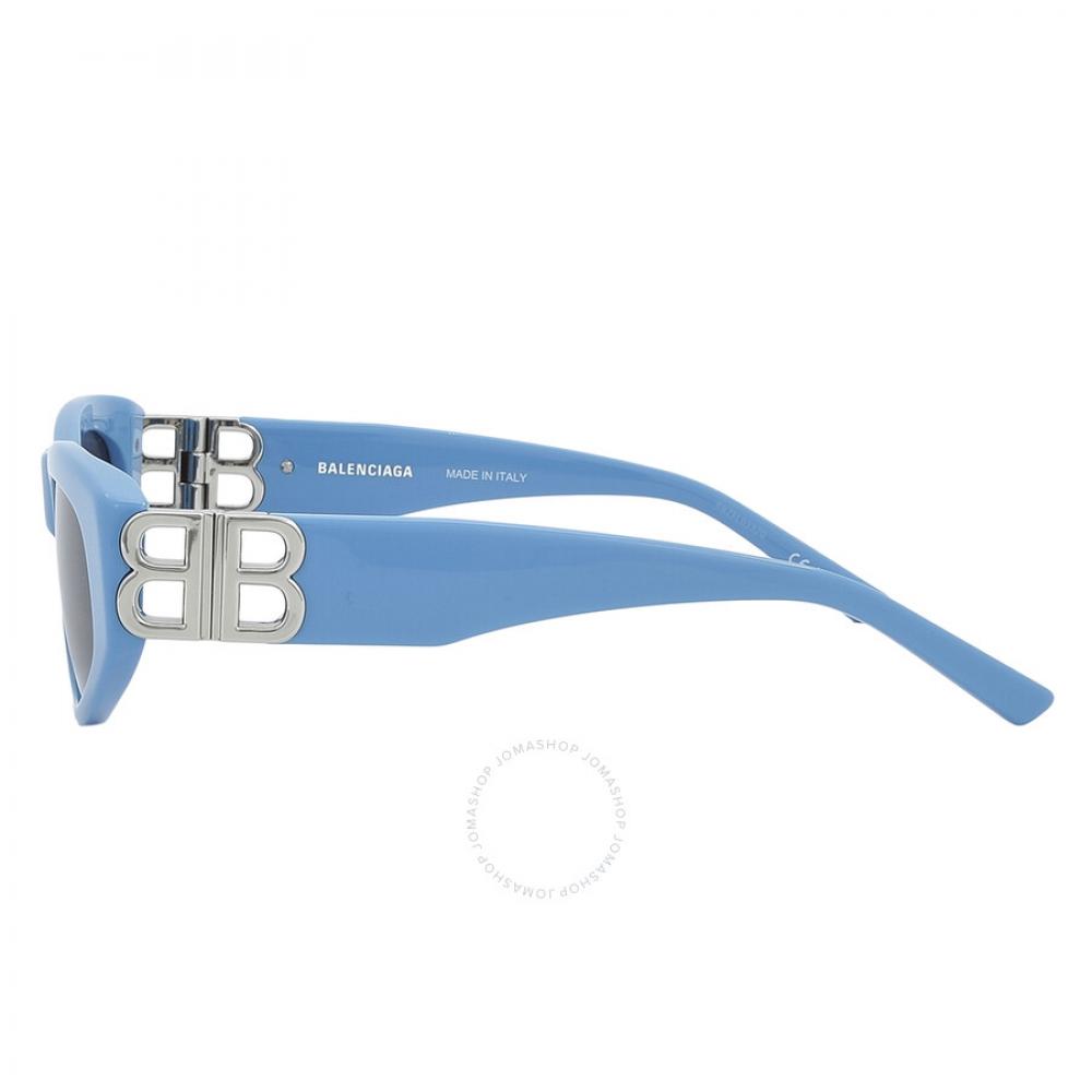 Balenciaga Grey Cat Eye Ladies Sunglasses Bb0095s 011 53