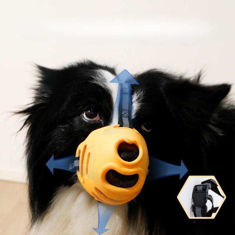 Soft Silicone Mouth Cover for Dogs During Bathing, Preventing Bites and Random Eating, No Mouth Injury, and Safe Mouth Cover for Drinking Water
