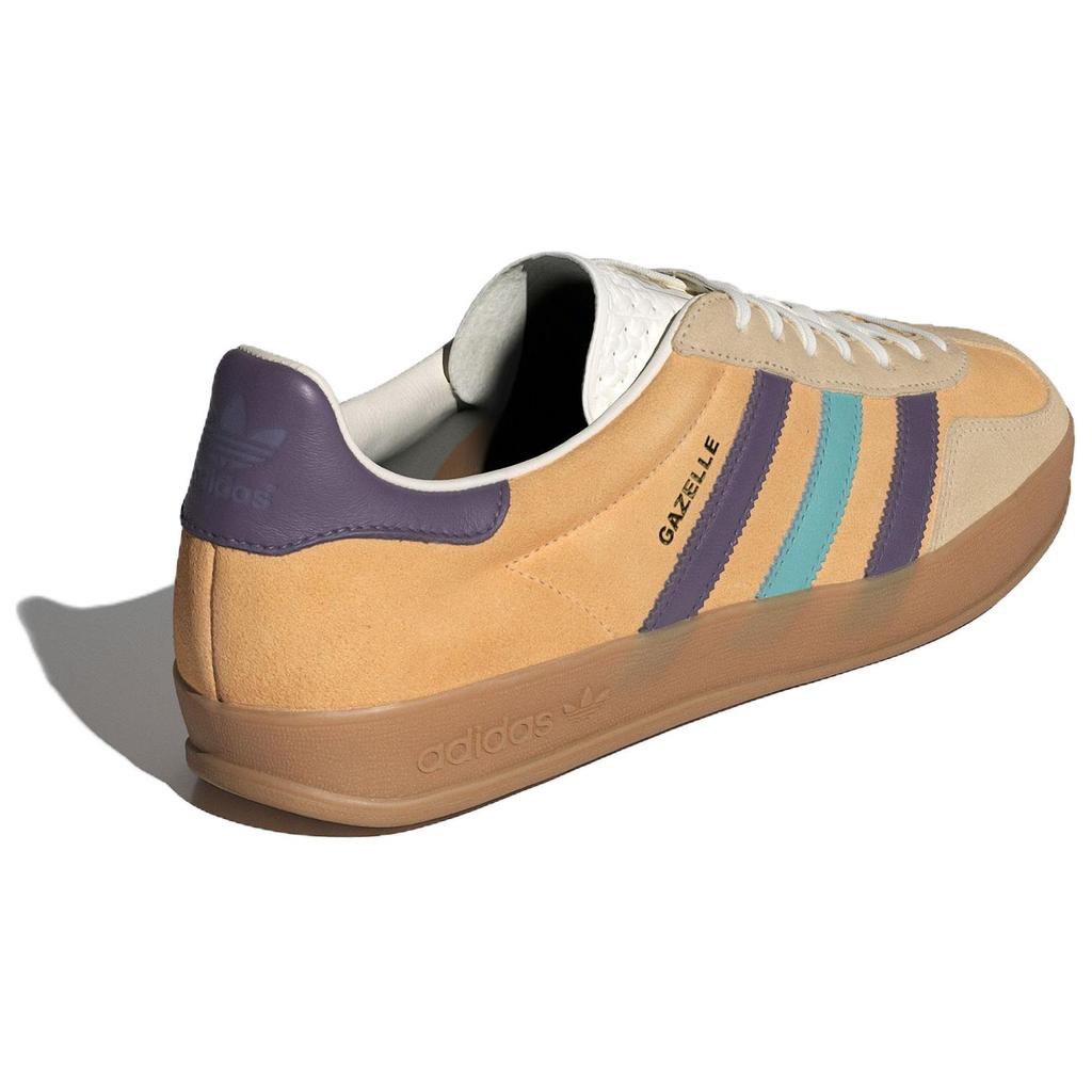 adidas Gazelle Indoor Glow Orange Shadow Фиолетовые кроссовки унисекс Off-White IG1636