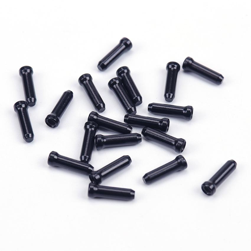 100PCS Bicycle Cable End Caps Bike Wire End Caps Brake Derailleur Shifter Cable Tips Crimps Tail Cap Bike Accessories