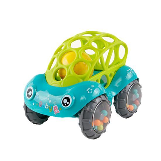 Newborn Baby Colorful Car Toy Bell Ring Shaking Hand Grip Catch Ball Rattle