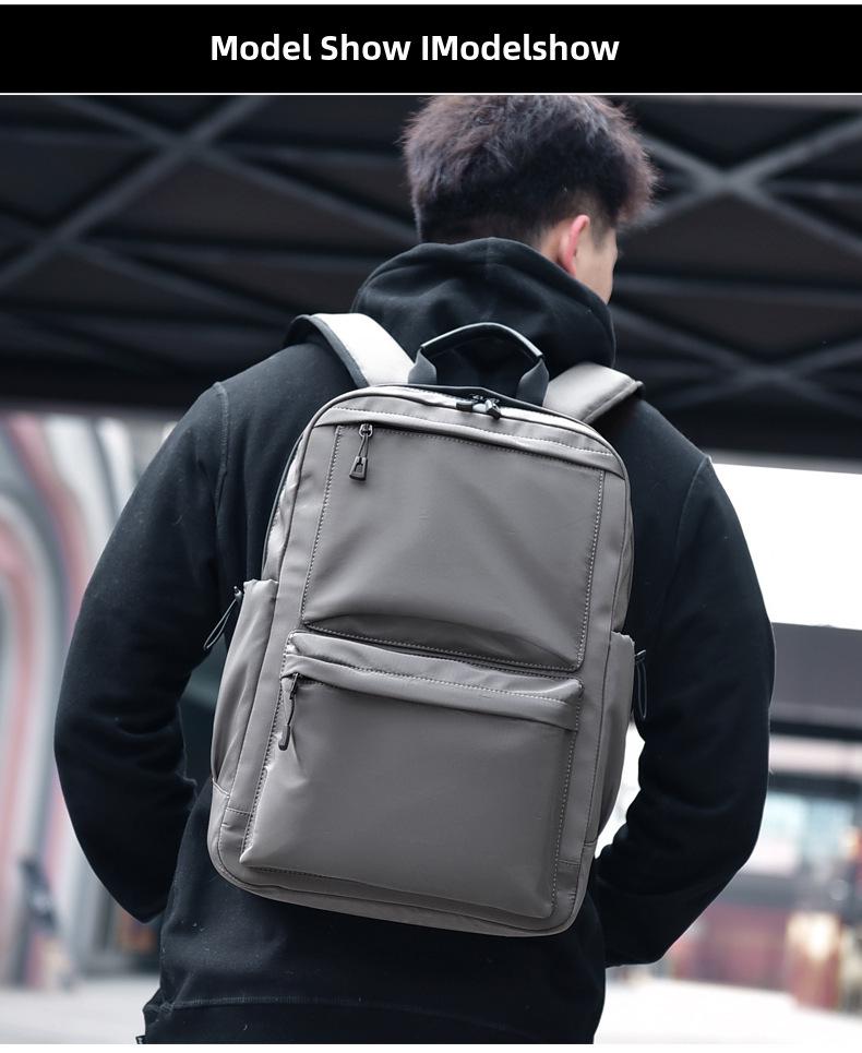 Мужской рюкзак для путешествий на открытом воздухе - модный и простой школьный рюкзак для студентов колледжа