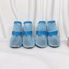 Регулируемые ремешки Уличные Мягкие Противоскользящие для Маленьких Собак Чихуахуа Тедди Мягкая Дышащая Сетчатая Обувь для Собак Сквозная Обувь для Собак