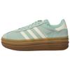 Gazelle Bold Ash Green Women Sneakers Off-White Gum JS3902