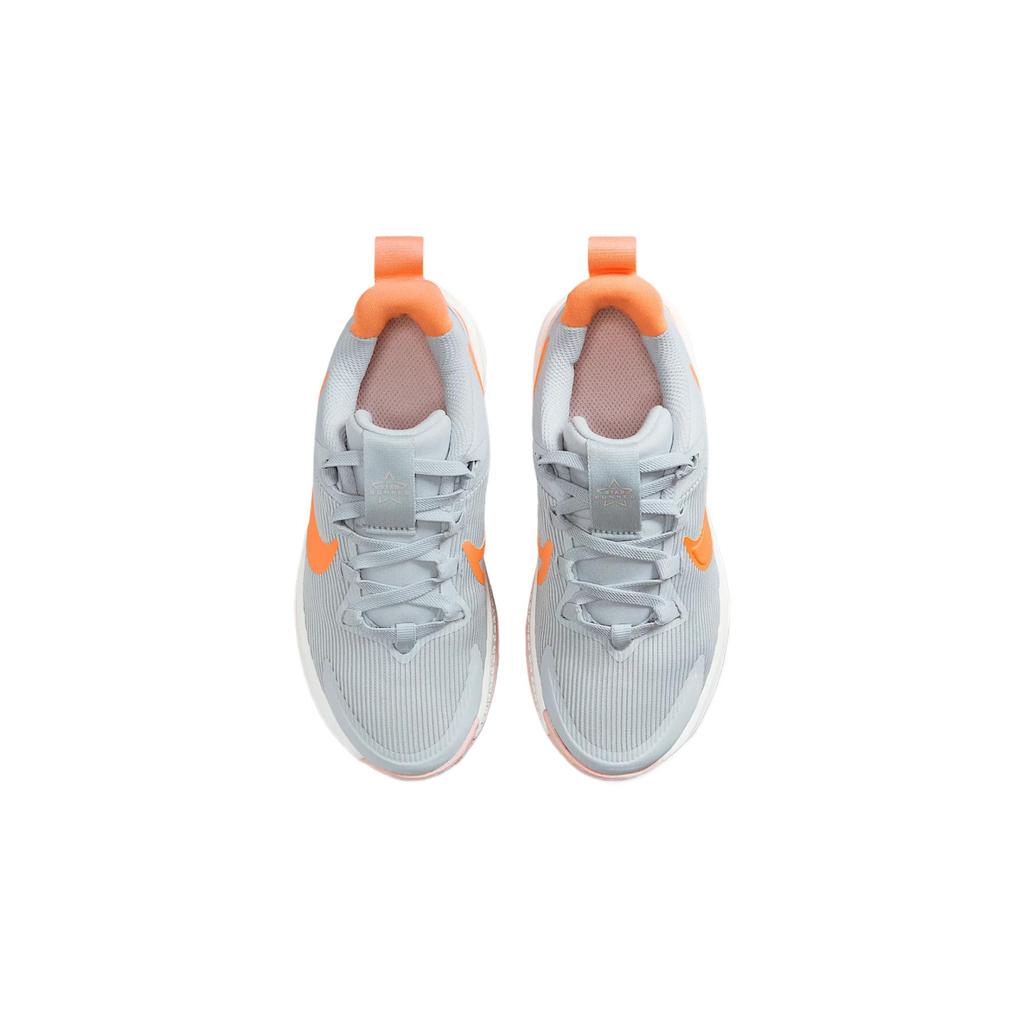 Nike Кроссовки Star Runner 4 PS Pure Platinum Peach Cream Kids серые Echo-Pink Summit-White DX7614-008