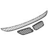 Комплект из 3 нижних решеток переднего бампера, подходит для Maserati Quattroporte 2014?2017