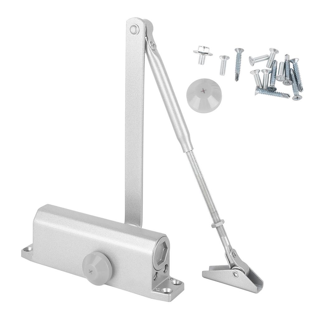 Automatic Door Closer Heavy Duty Hydraulic Automatic Cushioning Silent Self Closing Door Hinges for