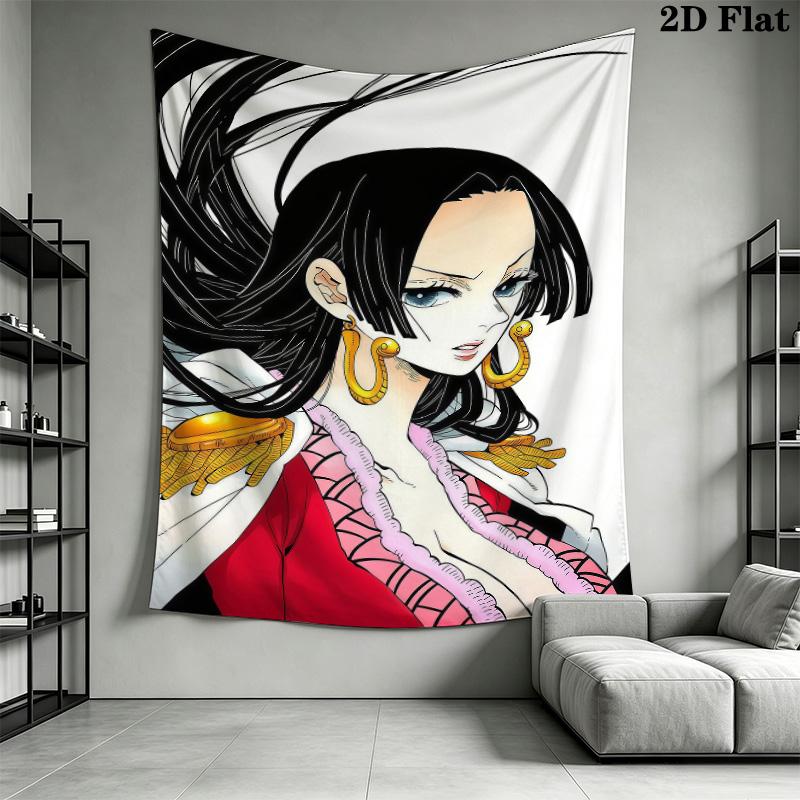 Nico Robin Wall Tapestry Aesthetic Wall Hanging Printed Fabric Blanket Decorative Tapestries For Bedroom Living Room Home Decor