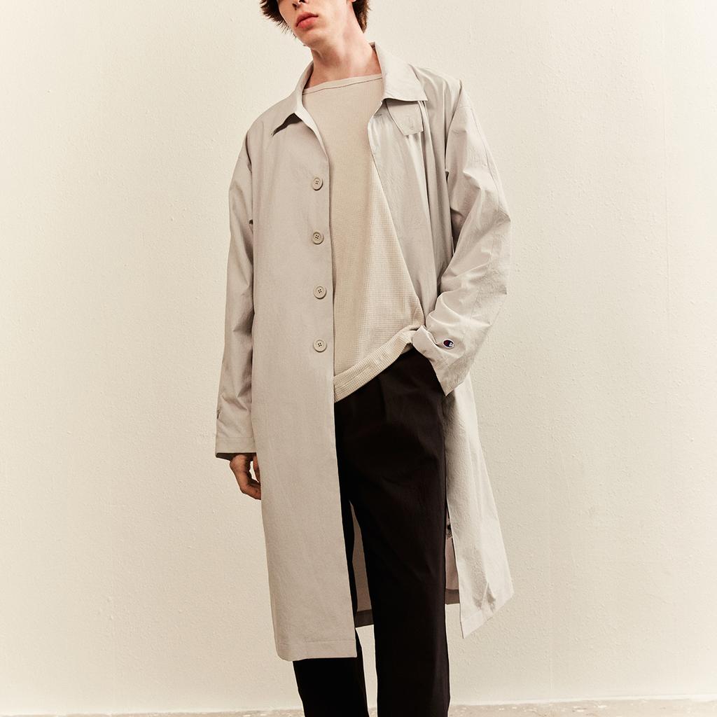 Champion Black Edition Trench Coats Unisex Lapel Thin C3-V606