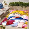 Sailor Moon Design Area Rug - Non-Slip, Soft & Cozy Floor Mat for Living Room, Bedroom, Office - Indoor/Outdoor Decorative Carpet