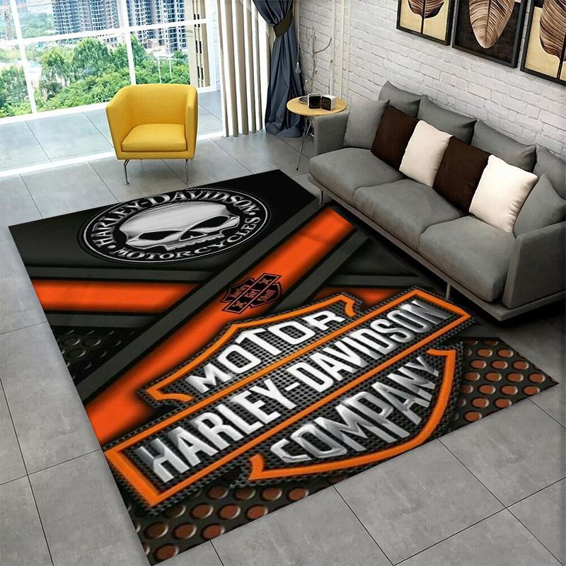 Классический ковер-дорожка H-Harleys Racing Moto для игровой комнаты, спальни, гостиной, дивана, домашнего декора, коврик для игровой зоны ребенка, нескользящий коврик