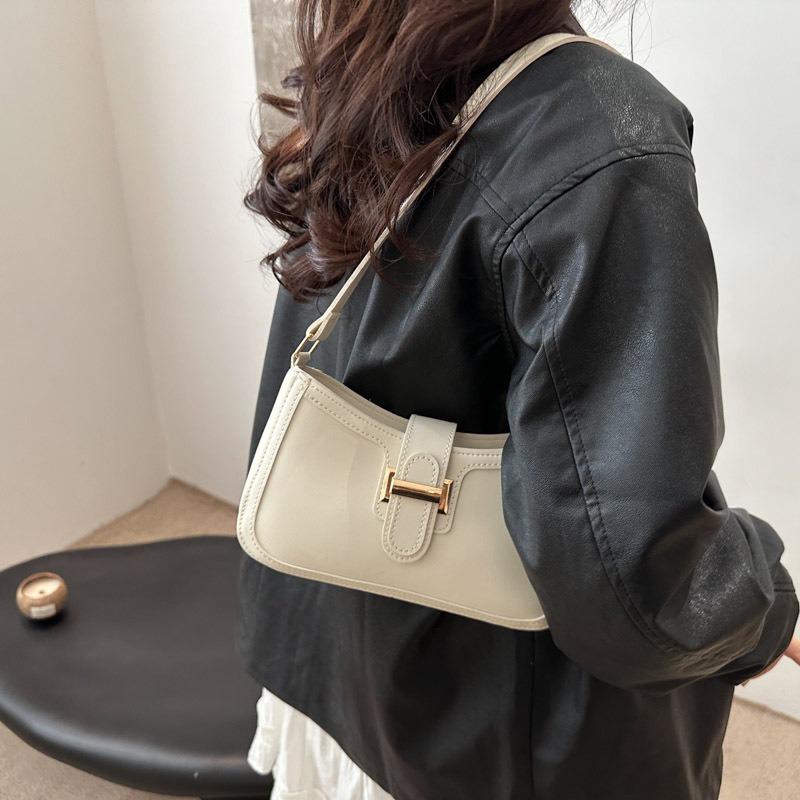 Весна и лето новая универсальная темпераментная женская однотонная высококачественная текстурная сумка под мышку для работы, женская ручная портативная сумка через плечо