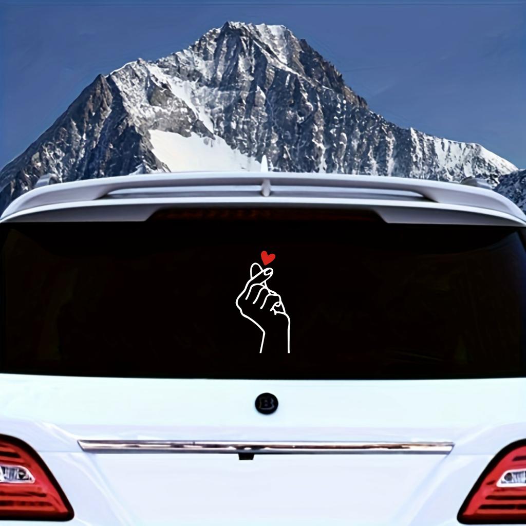 Универсальные популярные наклейки с жестами для автомобилей и мотоциклов, креативные и забавные наклейки, декоративные наклейки для мотоциклов