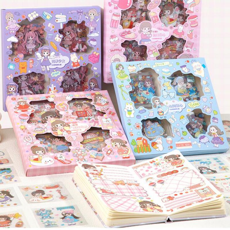 20 шт., рисунок питомца, мультяшный скрапбукинг, симпатичные наклейки, сделай сам, руководство, кавайные наклейки, украшения, канцелярские принадлежности