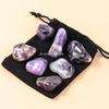 Jingde Jewelry Polishing Stones: Rose Quartz, Red Agate, Red Jasper, Green Aventurine, Large Demagnetizing Particles.