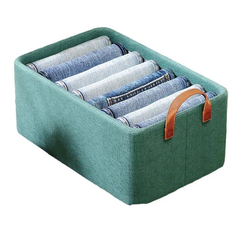 Ящик для хранения одежды, складной ящик для хранения, корзина для домашнего гардероба, многослойная одежда, брюки, коробки для сортировки и организации Ya718