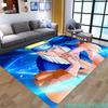 Bathroom Carpet Anime Uzumaki Naruto Cartoon Plush Rug Living Room Floor Mat Kitchen Bedroom Washable Non-slip Door Mats
