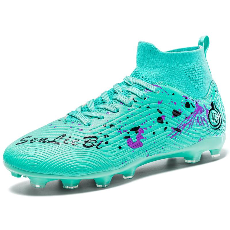 Distribution of football shoes high-top children's TF broken nails AG long nails for boys and girls student training