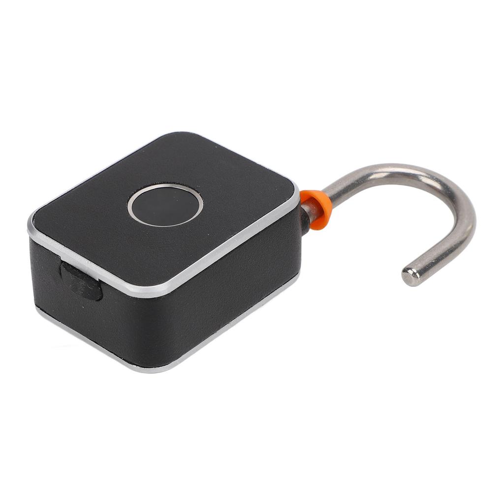 Fingerprint Password Padlock IP65 Waterproof Aluminum Alloy Double Sided Electronic Combination
