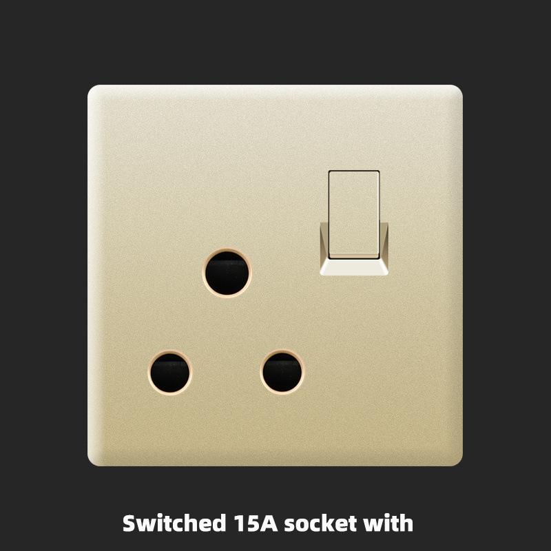 Розетка 13А, Великобритания, 18 Вт, быстрая зарядка Type-C, настенная розетка 220 В, панель переключателей на 1/2/3/4 клавиши, 1/2-ходовая, универсальная 5-контактная настенная электрическая розетка