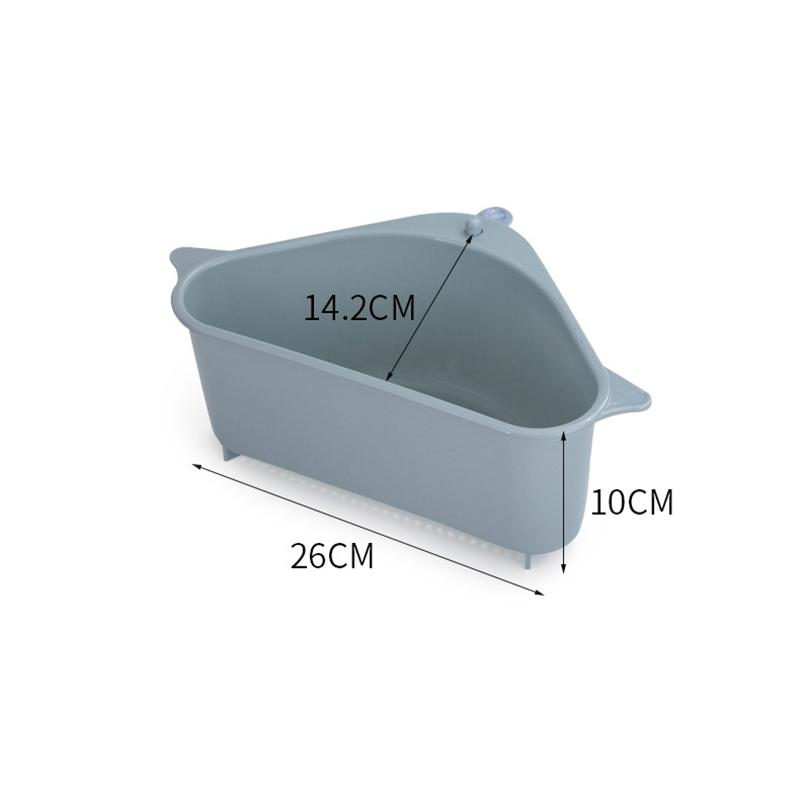 Многофункциональная полка для хранения раковины, треугольная форма, миска для мытья посуды, сливная полка для губки, кухонные принадлежности, подвесной органайзер, корзина