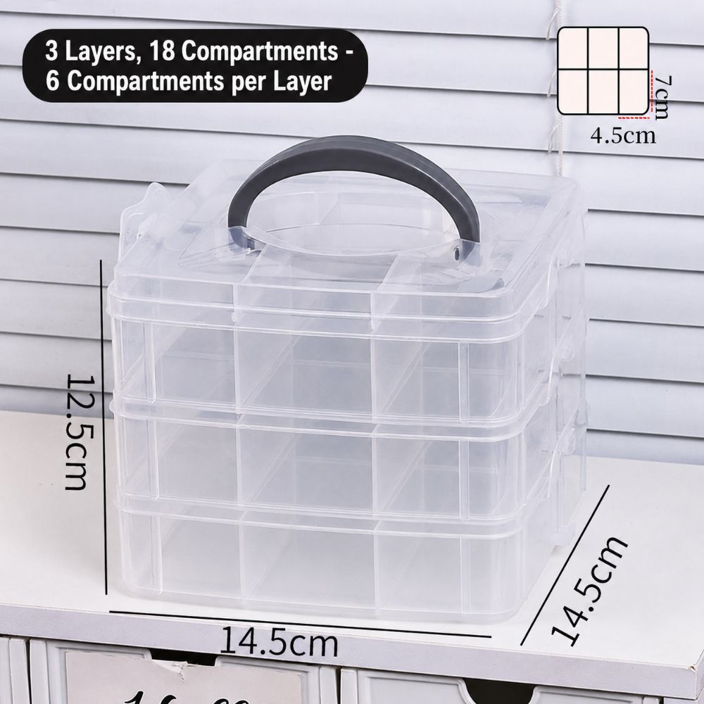 Large Capacity Toy Car Display Shelf Transparent Design Necklace Organizer Case Bead Organizer