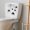 Halloween Spider Web Toilet Sticker Decor For Living Room Bedroom Entryway And