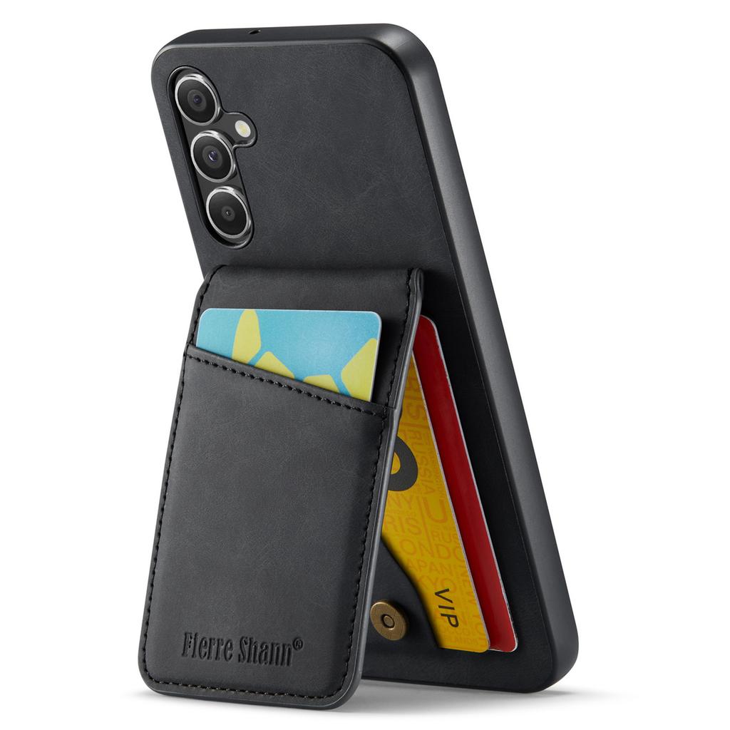 For Samsung Galaxy A24 4G (162.1 x 77.6 x 8.3mm) Case PU+TPU Crazy Horse Texture Cellphone Cover