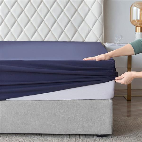 1 шт. простыня сплошного цвета, простыни из полиэстера, наматрасник 160 см x 200 см, наматрасник, покрывало (Нет наволочки)