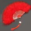 Lace Fan New Classical Folding Fan Net Red Retro Style Dance Cheongsam Catwalk Court Fairy Girl Feather
