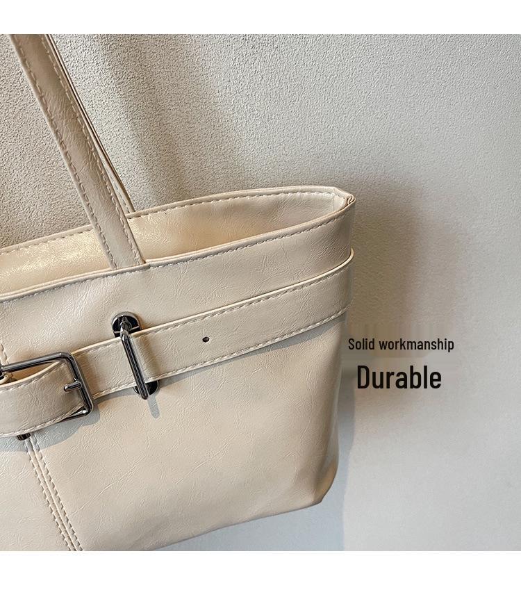 Женская ретро-сумка-тоут большой вместимости - Осень/Зима 2025 Универсальная сумка на плечо и подмышку для моды и поездок на работу