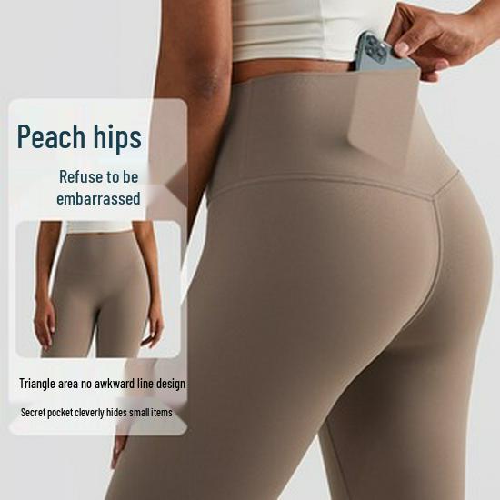 High Waist Peach Lift Yoga Shorts